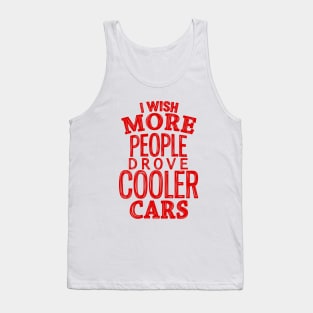 Cooler cars 6 Tank Top